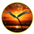 Sunset Analog Clock icon