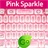 Pink Sparkle Keyboard Theme icon