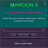 Maroon 5 Music Player version 1.5