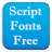 Script Fonts Free icon