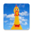 Chicken toy icon
