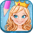 Princess coloring book icon