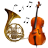 Musical instruments sounds icon
