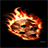 Skull Fire Flames LWP icon