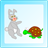 The hare and the tortoise icon