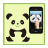 Panda Zipper Screen Lock icon