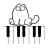 Simons Cat Piano icon