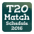 T20 world cup Schedule version 1.0