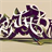 Graffiti in 3D icon