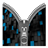 Black Blue Zipper icon