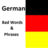 German Bad Word App icon