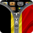 Belgium Flag Zipper Screenlock icon