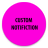 CustomNotification icon