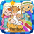 Kids paint bible coloring book icon