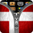 Denmark Flag Zipper Screenlock icon