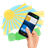 solar bateria movil tablet icon