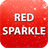 GO SMS Red Sparkle Theme version 1.4