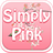 GO SMS Simply Pink Theme icon