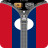 Laos Flag Zipper Screenlock icon