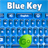 GO Keyboard Blue Key Theme icon