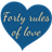 Forty rules of love 1.0
