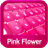 GO Keyboard Pink Flower Theme version 3.2