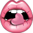 Lips Kissing Love Test icon