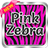 GO Keyboard Pink Zebra Theme icon