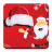 Santa Claus Christmas Bonnet Party icon