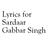 Lyrics for Sardaar Gabbar Singh icon