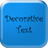 Decorative Text version 1.0