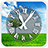 Green Spring Clock LWP icon