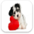 cute baby dogs icon