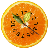 Descargar Orange clock wallpaper