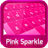 GO Keyboard Pink Sparkle Theme version 3.2