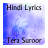 Lyrics of Tera Suroor 1.0