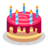 Birthday stickers to share icon