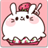 Fluffy Rabbit Pink Theme icon