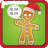 Christmas Talking Gingerbread icon