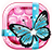 Blue Butterfly Keyboard Themes icon