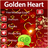 GO SMS Golden Heart Theme icon