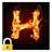 Burning H Lock icon