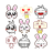 emoticons rabbit icon