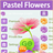 Descargar GO SMS Pastel Flowers Theme