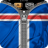 Iceland Flag Zipper Screenlock icon