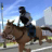 Mounted Police Horse 3D icon