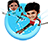 Elif And Joshi Snow Skating Game Free icon