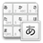 Standard keyboard skin - Sony Mobile icon