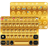 Gold Emoji Keyboard Theme icon