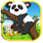 funny happay jumper panda icon